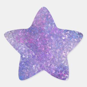 Pink und Purple Strass Glanz Stern-Aufkleber