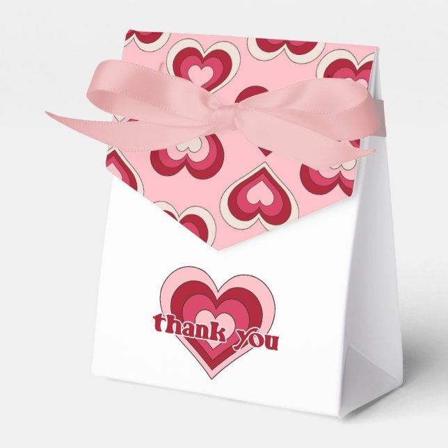 Pink und Red Valentine's Day Baby Duwer Fevor Box Geschenkschachtel (Vorderseite)