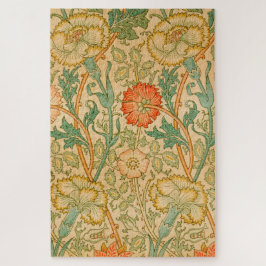 Pink und Rose Muster (von William Morris) Puzzle
