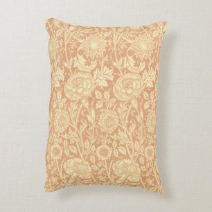 Pink und Rose von William Morris, Vintage Blumen Dekokissen
