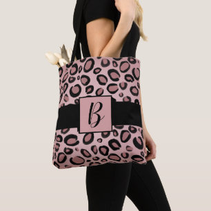 Pink und schwarz gestrichene Cheetah Leopard Druck