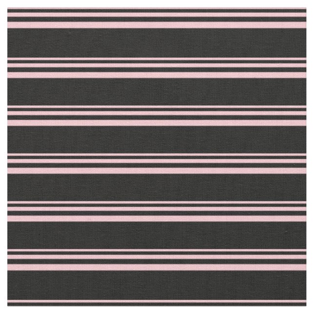 Pink und Schwarz Streifen Muster Stoff (Nahaufnahme)