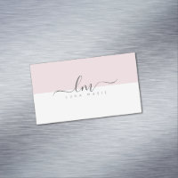 Pink und weiß, minimalistisch kalligraphisch