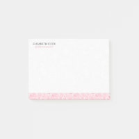 Pink und Weiß-Paisley-Muster