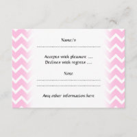 Pink und weiß Zigzag Muster.