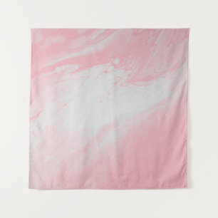 PINK UND WEISSE ABSTRAKTE BILDUNG WANDTEPPICH