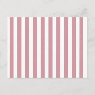 Pink und weiße Streifen - Postkarte