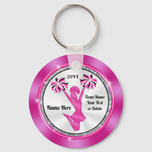 Pink und White Billige Cheer-Geschenke oder DEINE  Schlüsselanhänger
