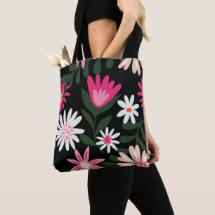 Pink und White Daisy Muster
