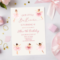 Pink Unsere kleine Ballerina Ballerina Geburtstags
