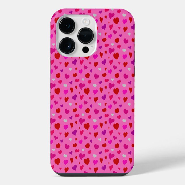 Pink V- Tag iPhone Hülle (Rückseite)