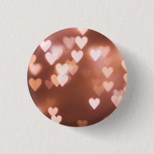 PINK VALENTINE"S DAY HEARTS BUTTON