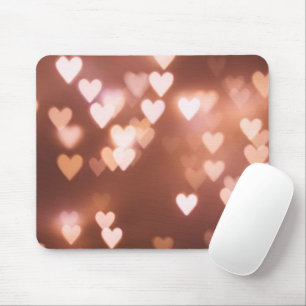 PINK VALENTINE"S DAY HEARTS MOUSEPAD