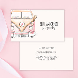 Pink van Vintag Visitenkarte