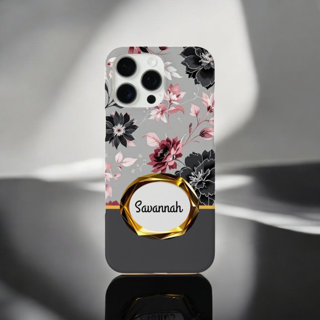 Pink Velvet Blumenrüstung Case-Mate iPhone Hülle (Von Creator hochgeladen)