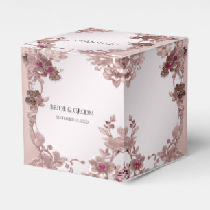 Pink Verziert Floral Fee Box Geschenkschachtel