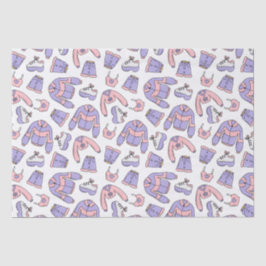 Pink Vibes 90s Mode Seidenpapier