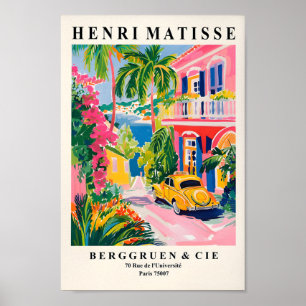 Pink Vibes Matisse Art, Stranddekoration, schöne W Poster