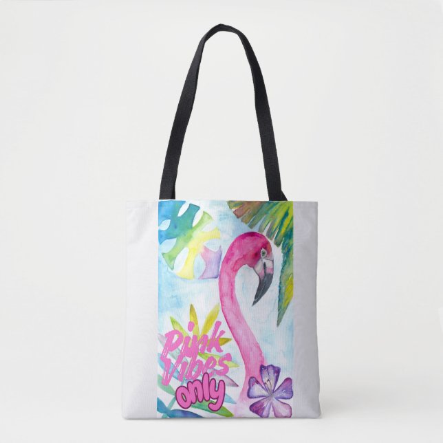 Pink Vibes Only – Pink Flamingo (Vorderseite)