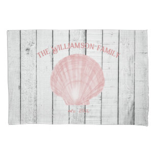 Pink Vintag Scallop Muschel Kissen Case Kissenbezug