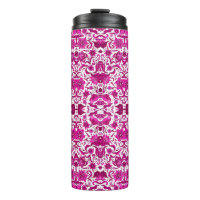 PINK VINTAG TROPICAL FOLKART DRUCKEN
