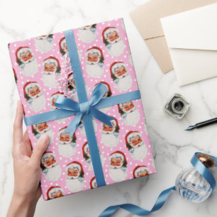 Pink Vintag Viktorianisch Weihnachten Weihnachten Geschenkpapier