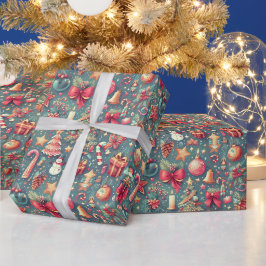 Pink Vintage Geschenkpapier