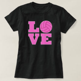 Pink Volleyball Liebe FrauenT - Shirt