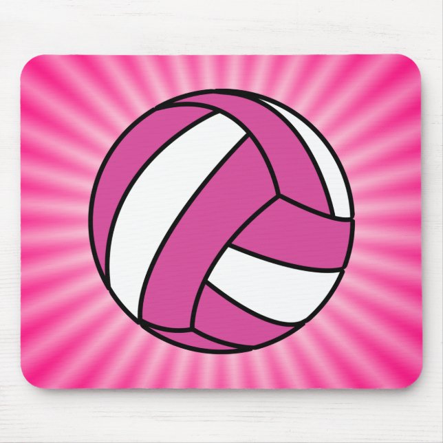 Pink Volleyball Mousepad (Vorne)