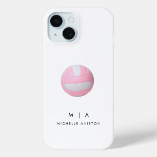 Pink Volleyball Personalisiert Case-Mate iPhone Hülle