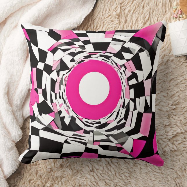 Pink Vortex: Ein karger Abstieg Kissen (Decke)