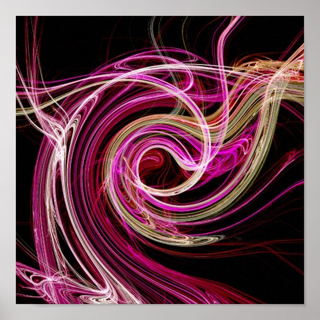 Pink Vortex Poster (Vorne)