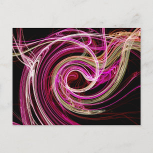 Pink Vortex Postkarte