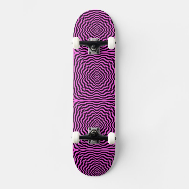 Pink Vortex Skateboard (Vorderseite)