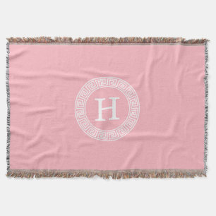Pink, was für ein erstes Monogramm für den griechi Decke