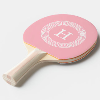 Pink, was für ein erstes Monogramm für den griechi Tischtennis Schläger