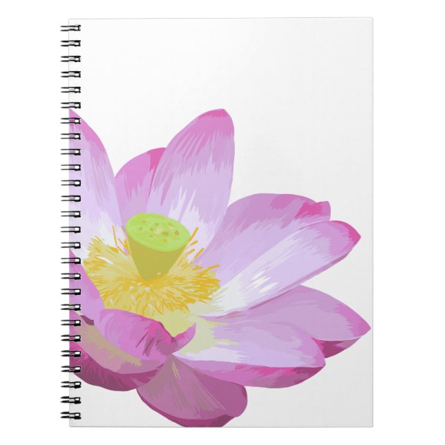 Pink Water Lilie Buch (Vorderseite)