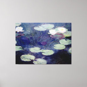 Pink Water-Lilies: 1897-99 von Monet Leinwanddruck