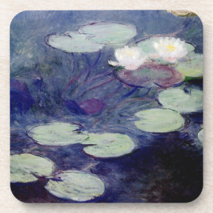 Pink Water-Lilies: 1897-99 von Monet Untersetzer
