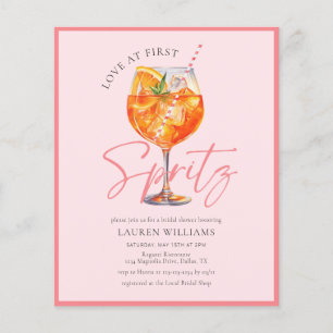 Pink Watercolor Aperol Spritz Brautparty laden