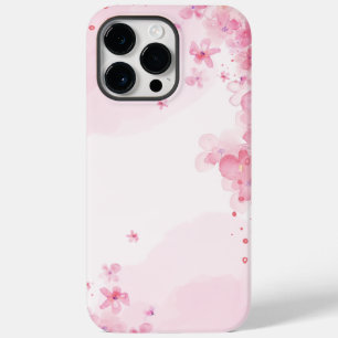 Pink Watercolor Ästhetik Case-Mate iPhone 14 Pro Max Hülle