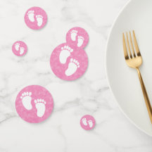 Pink Watercolor Baby Shooting Foot Print