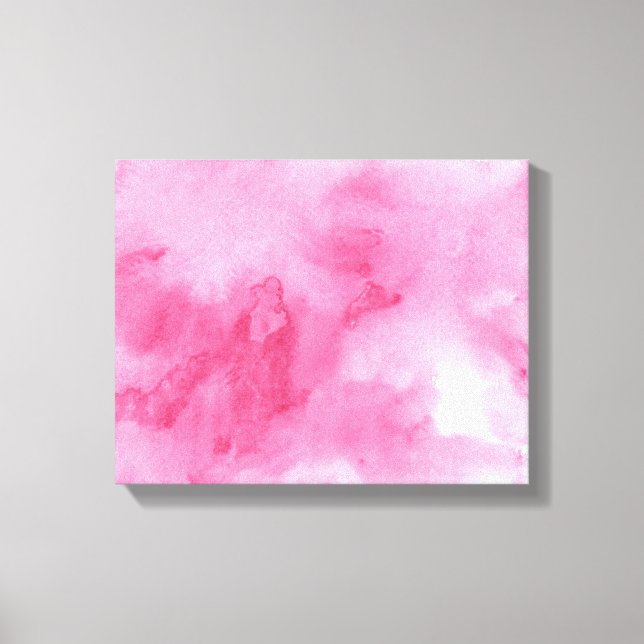 Pink Watercolor Background for your Leinwanddruck (Vorderseite)