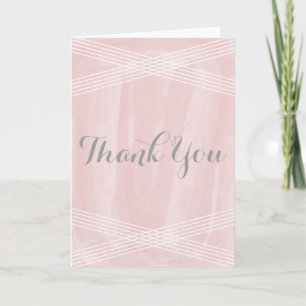 Pink Watercolor Deko Vielen Dank Dankeskarte