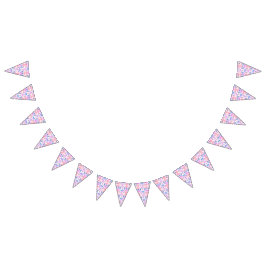 Pink Watercolor Dinosaurier Birthday Baby Dusche Wimpelkette