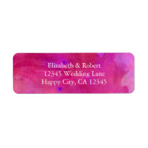 Pink Watercolor Hochzeit