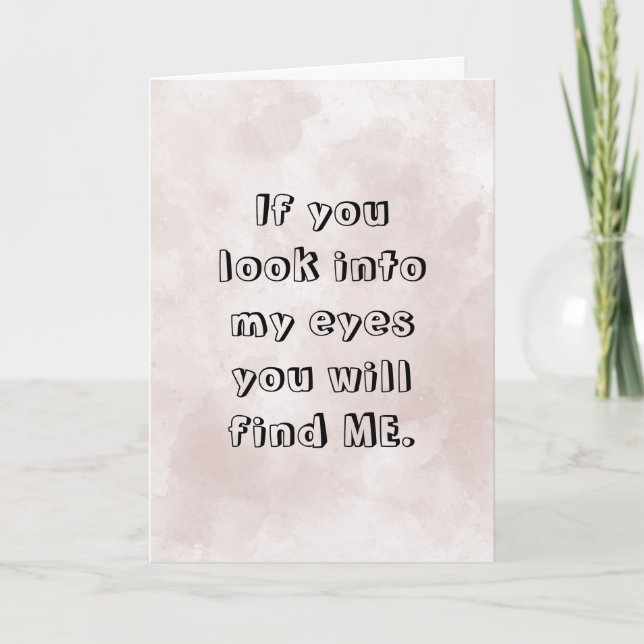 Pink Watercolor Romantisches Jubiläum Karte (Vorderseite)