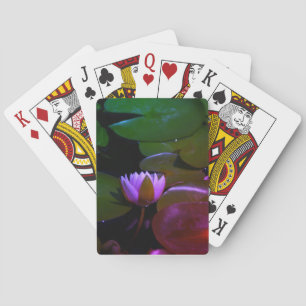 Pink Waterlily Lotus Playing Cards Spielkarten