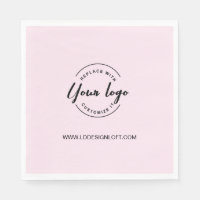 Pink Website für das Logo des Unternehmens