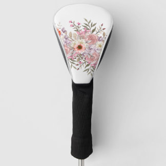Pink Wedding Bouquet Golf Headcover